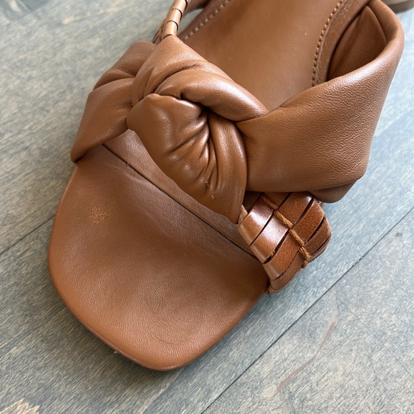 Vince Camuto Leana Slide Sandals in Barn Brown - Picture 3 of 8